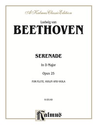 Cover image: Serenade, Opus 25: For Flute, Violin, and Viola 1st edition 9780757931789