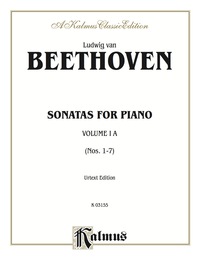 Cover image: Sonatas, Volume IA, Nos. 1-7 (Urtext Edition): For Advanced Piano 1st edition 9780769234106