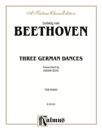 Cover image: Three German Dances: For Intermediate to Advanced Piano Solo 1st edition 9780711980556