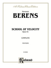 Cover image: School of Velocity, Opus 61: For Intermediate to Advanced Piano 1st edition 9780711979208