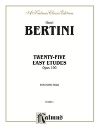 Cover image: Twenty-five Easy Studies, Opus 100: For Piano 1st edition 9780757908194