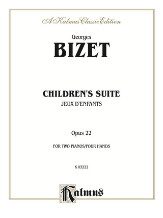 Cover image: Children's Suite (Jeux D'Enfants): Piano Duo/Duet (2 Pianos, 4 Hands) 1st edition 9780769230917