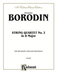 Cover image: String Quartet No. 2 in D Major: For Two Violins, Viola and Violoncello 1st edition 9780757936968