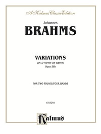 Cover image: Variations on a Theme of Haydn, Opus 56B: Piano Duo/Duet (2 Pianos, 4 Hands) 1st edition 9780769230924