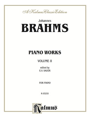 Cover image: Piano Works, Volume II (incl. Opus 119 & 5 Etudes): For Piano 1st edition 9780769240770