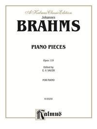 Cover image: Intermezzi, Rhapsody, Opus 119: For Piano 1st edition 9780769278568