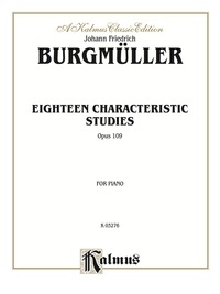 Cover image: Eighteen Characteristic Studies, Opus 109: For Piano 1st edition 9785769254192