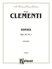 Cover image: Sonata, Opus 26/2: For Piano Solo 1st edition 9780757977923