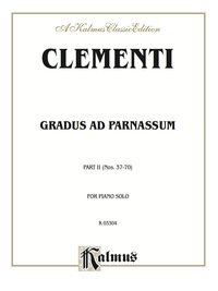 Cover image: Gradus ad Parnassum, Volume II: For Piano 1st edition 9780711977426