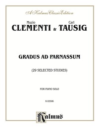 Cover image: Gradus ad Parnassum (29 Selected Studies): For Piano 1st edition 9780757936951