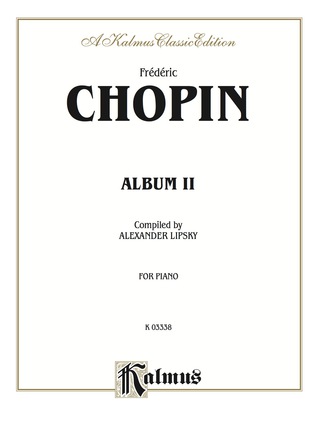 Cover image: Album II: For Piano 1st edition 9780769286570
