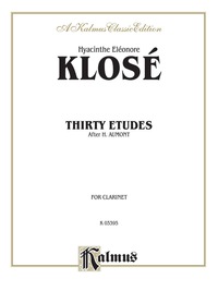 Cover image: Thirty Etudes after H. Aumont: For Clarinet 1st edition 9780757991240