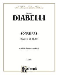 Cover image: Sonatinas, Opus 24, 54, 58, 60: Piano Duo/Duet (1 Piano, 4 Hands) 1st edition 9780769241371