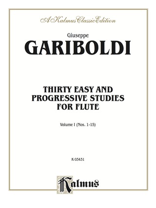 Cover image: Thirty Easy and Progressive Studies, Volume I (Nos. 1-15): For Flute 1st edition 9780769257556