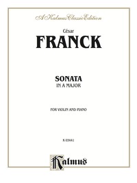Cover image: Sonata in A Major: For Violin and Piano 1st edition 9780769282978
