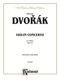 Cover image: Concerto in A Minor, Opus 53: For Violin and Piano 1st edition 9780769286792