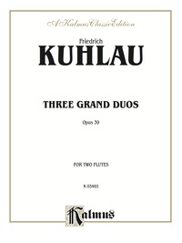Cover image: Three Grand Duos: For Flute 1st edition 9780757937873