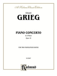 Cover image: Piano Concerto in A Minor, Op. 16: Advanced Piano Duo (2 Pianos, 4 Hands) 1st edition 9780769240299