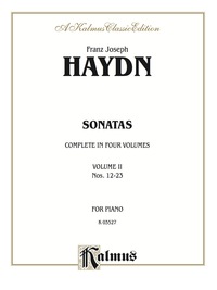 Cover image: Sonatas, Volume II (Nos. 12-23): For Piano 1st edition 9780769284811