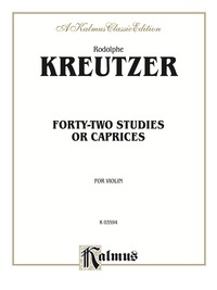 Cover image: Forty-two Studies or Caprices: For Violin 1st edition 9780769257761