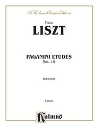 Cover image: Paganini Etudes Nos. 1–6: For Piano 1st edition 9780769241579
