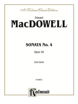 Cover image: Sonata No. 4, Op 59: For Piano Solo 1st edition 9780757977916