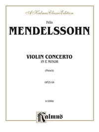 Cover image: Violin Concerto, Opus 64: For Violin and Piano 1st edition 9780769293110