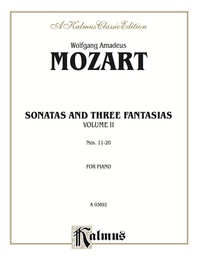 Cover image: Sonatas and Three Fantasias, Volume II (Nos. 11-20): For Piano 1st edition 9780769240732