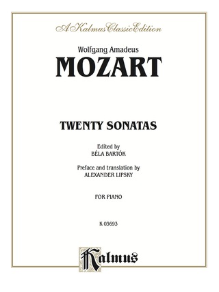 Cover image: Twenty Sonatas: For Advanced Piano 1st edition 9780769230986