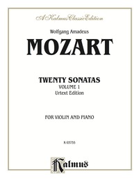 Cover image: Twenty Sonatas (Urtext Edition): For Violin and Piano 1st edition 9780769270944