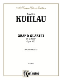 Cover image: Grand Quartet in E Minor, Opus 103: For Four Flutes 1st edition 9780769270272