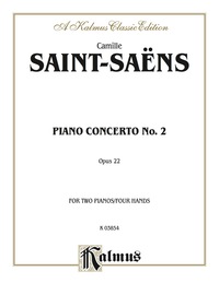 Cover image: Piano Concerto No. 2 in G Minor, Op. 22: Piano Duo (2 Pianos, 4 Hands) 1st edition 9780769241234