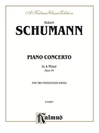 Cover image: Piano Concerto in A Minor, Op. 54: Advanced Piano Duet 1st edition 9780769291888