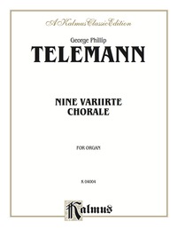 Cover image: Nine Chorale Variations: For Organ 1st edition 9780769295701