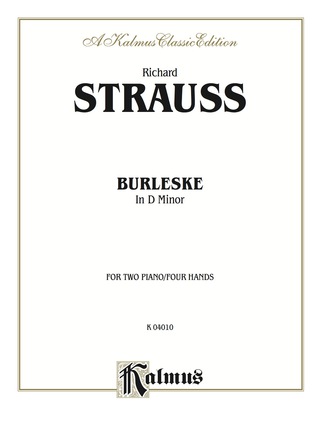 Cover image: Burleske in D Minor: Piano Duo/Duet (2 Pianos, 4 Hands) 1st edition 9780757907715