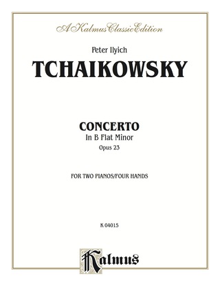 Cover image: Piano Concerto No. 1 in B-Flat Minor, Op. 23: Piano Duo (2 Pianos, 4 Hands) 1st edition 9780769259239