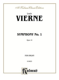 Cover image: Symphony No. 1, Opus 14: Organ Solo 1st edition 9780769242736