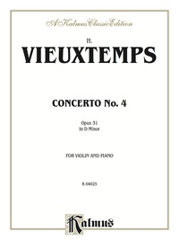 Cover image: Violin Concerto No. 4, Op. 31: String - Violin and Piano 1st edition 9780757905469