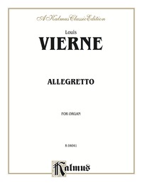 Cover image: Allegretto for Organ: Organ Solo 1st edition 9780769295725
