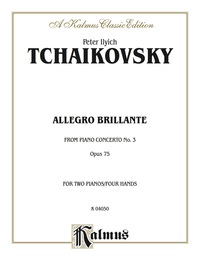 Cover image: Piano Concerto No. 3, Opus 75, (1st movement, Allegro Brillante): Piano Duo/Duet (2 Pianos, 4 Hands) 1st edition 9780711979130