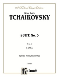Cover image: Suite No. 3 in G Major, Opus 55: Piano Duo/Duet (1 Piano, 4 Hands) 1st edition 9780711976290