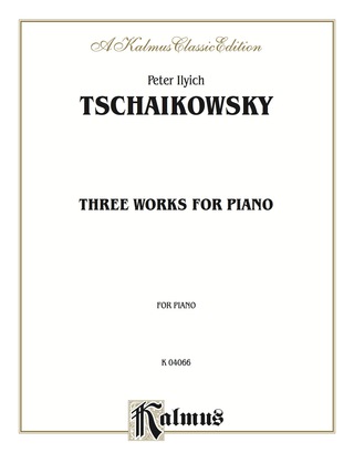 Cover image: Three Works for Piano 1st edition 9780769281810