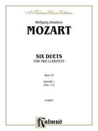 Cover image: Six Duets, Volume I (Nos. 1-3): For Two Clarinets 1st edition 9780769283395