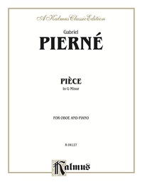 Cover image: Piece in G Minor : For Oboe Solo 1st edition 9780757904462