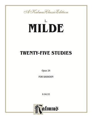 Cover image: Twenty-five Studies: For Bassoon 1st edition 9780757904080