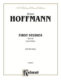 Cover image: First Studies, Opus 86: For Viola 1st edition 9780769254548