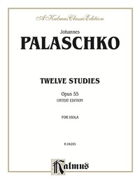 Cover image: Twelve Studies, Opus 55: For Viola 1st edition 9780757910494