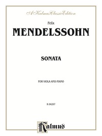 Cover image: Sonata: For Viola and Piano 1st edition 9780769254432