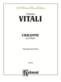 Cover image: Chaconne in G Minor: For Viola and Piano 1st edition 9780769295312
