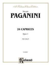 Cover image: Twenty-four Caprices, Opus 1 : For Violin 1st edition 9780769249940